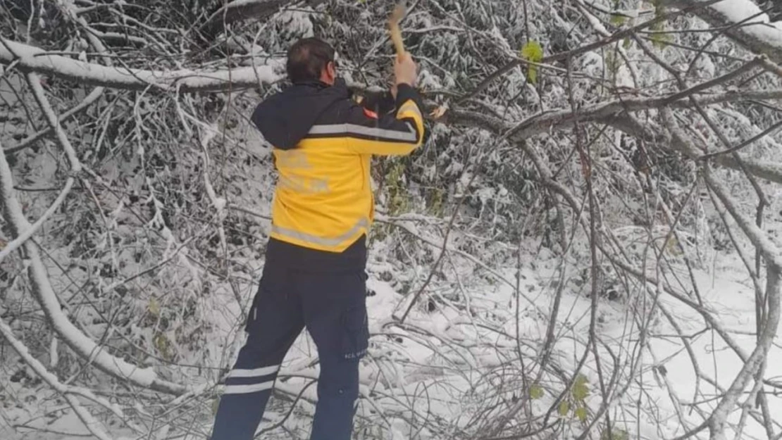 Paletli Ambulansla Hastaneye Ulaştırıldı