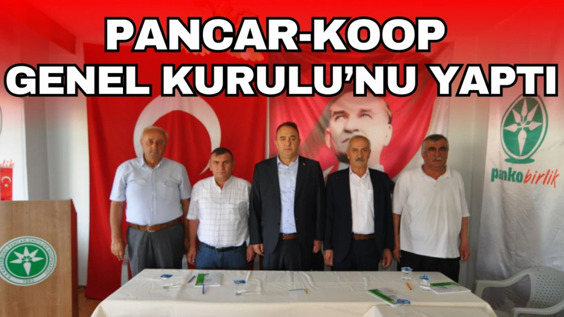 PANCAR-KOOP Genel Kurulu'nu Yaptı