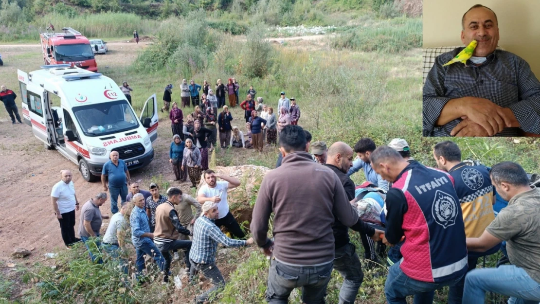 Pat pat şarampole yuvarlandı:1 ölü