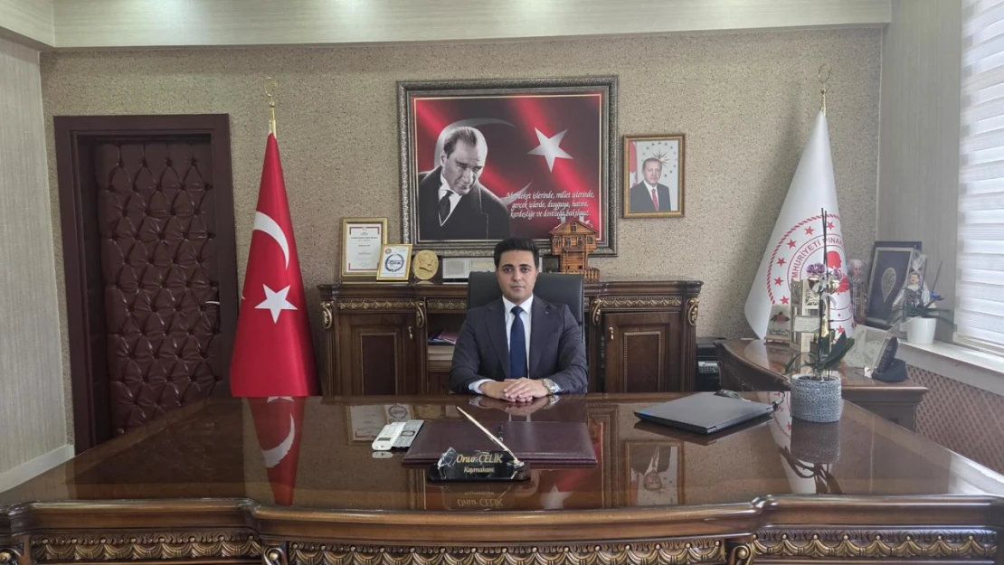 Pınarbaşı Kaymakamı Onur Çelik'ten Veda Mesajı