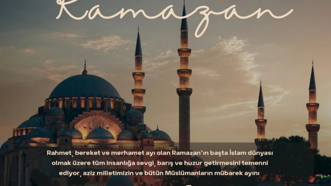 Rektör Özölçer'den Ramazan Ayı Mesajı