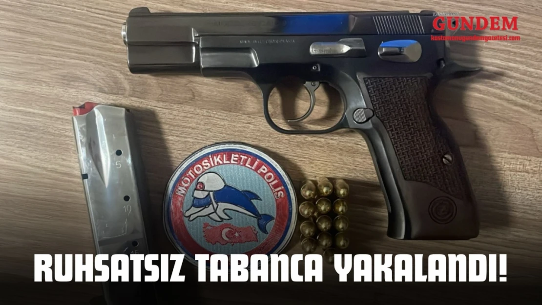 Ruhsatsız Tabanca Ele Geçirildi!