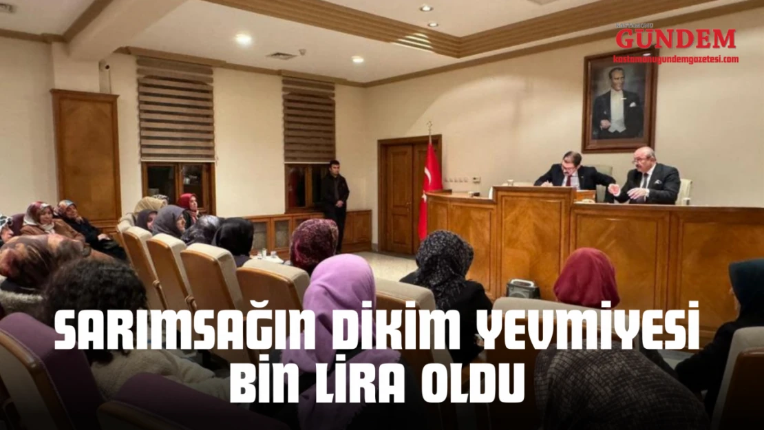 Sarımsağın Dikim Yevmiyesi Bin Lira Oldu