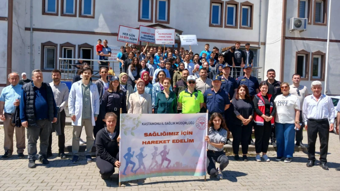 Şenpazar'da Sağlıklı Yaşam Yürüyüşü Etkinliği Düzenlendi