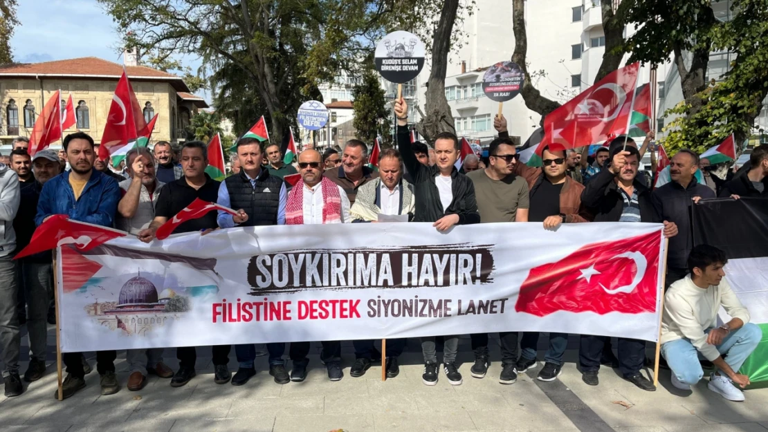 Sinop'ta Filistin'e destek, Siyonizm'e lanet mitingi