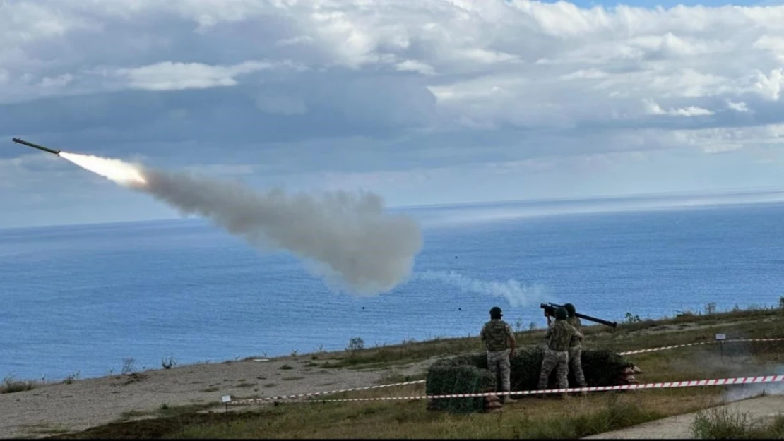 Sinop'ta hava atışı eğitimi