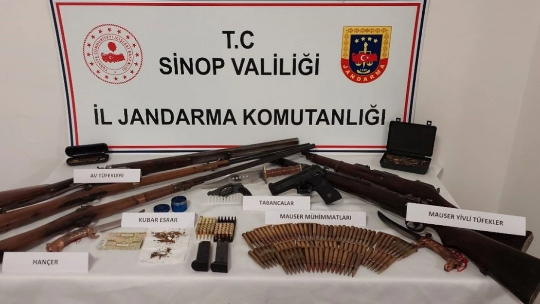 Sinop'ta Silah Kaçakçılığı Operasyonu: 1 Gözaltı