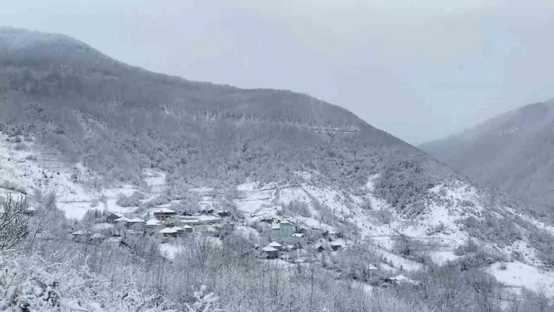 Sinop'un Yüksek Kesimleri Beyaza Büründü