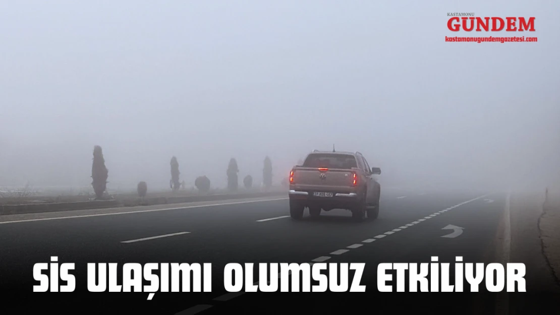 Sis Ulaşımı Olumsuz Etkiliyor