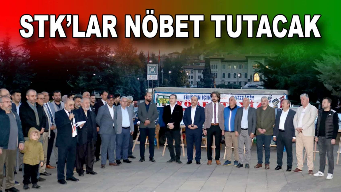 Sivil Toplum Kuruluşları Filistin İçin Nöbet Tutacak