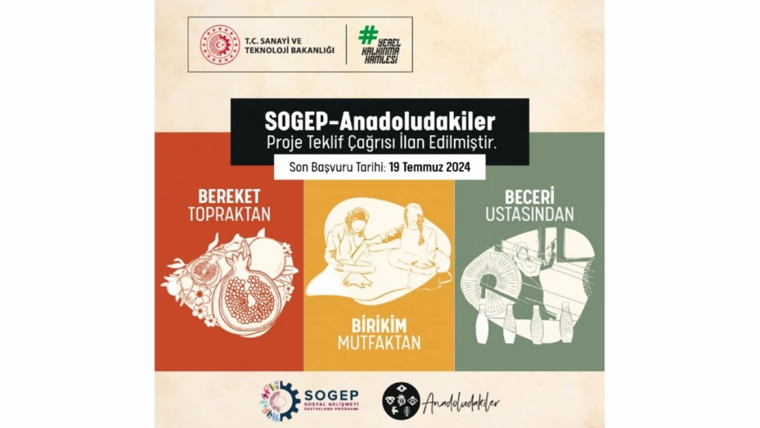 SOGEP-Anadoludakiler Proje Teklif Çağrısı İlan Edildi