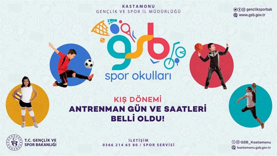 Spor Okullarında Kış Dönemi Netlik Kazandı