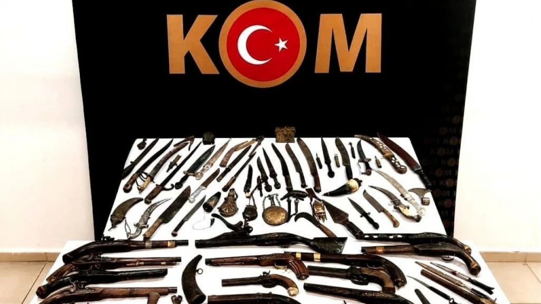 Tarihi Eser Operasyonunda 123 Adet Obje Ele Geçirildi