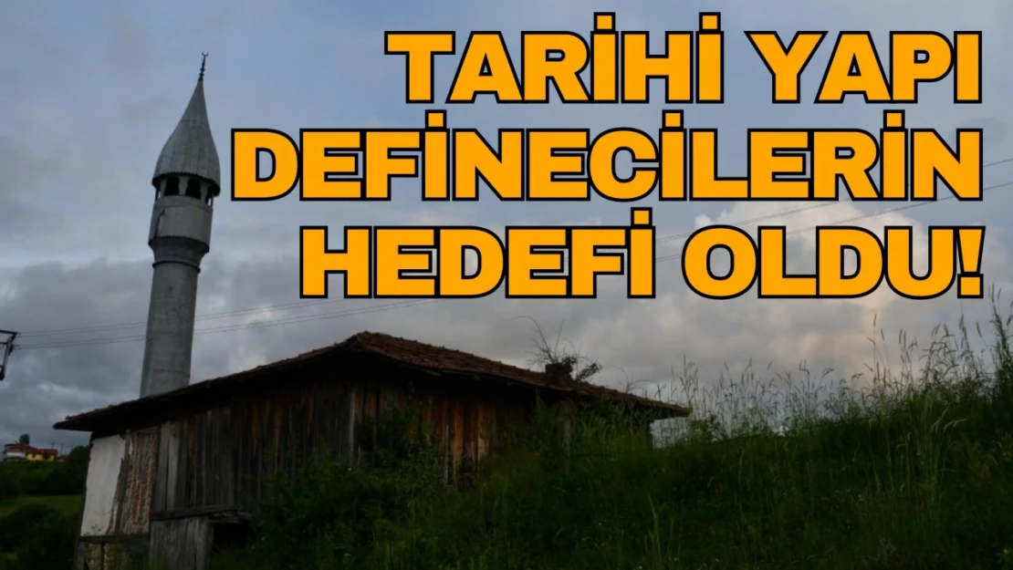 Tarihi Yapı Definecilerin Hedefi Oldu!