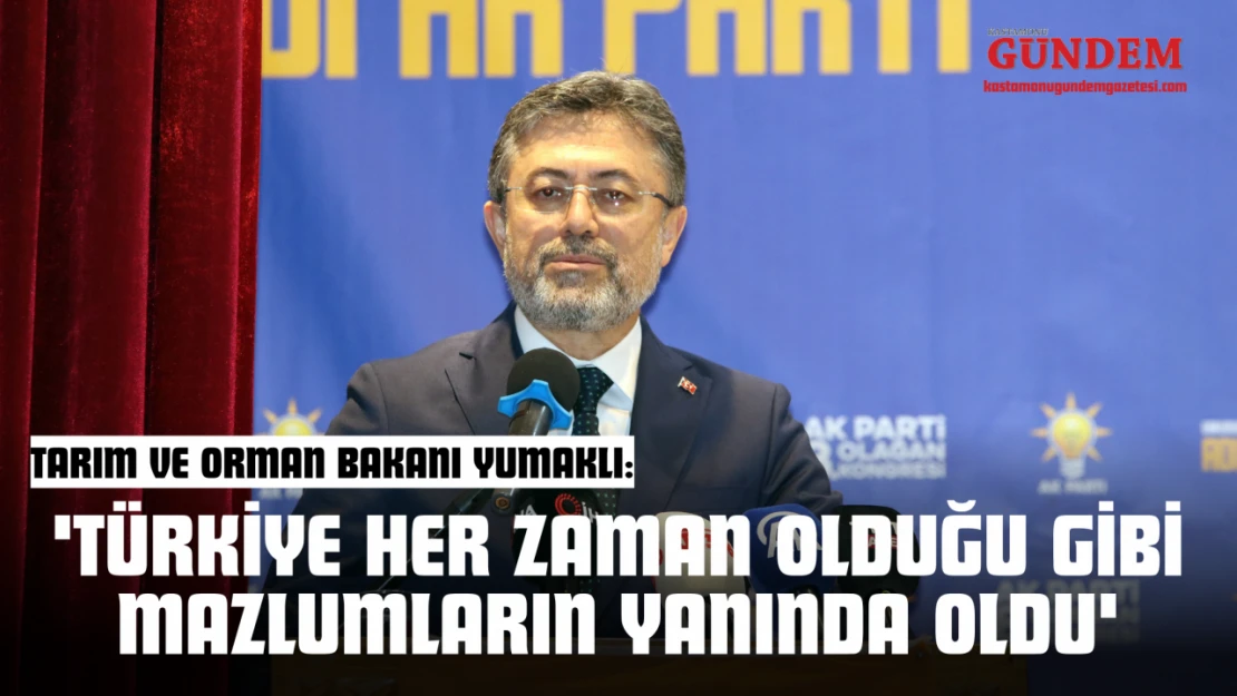 Tarım Ve Orman Bakanı Yumaklı, Azdavay'da Konuştu