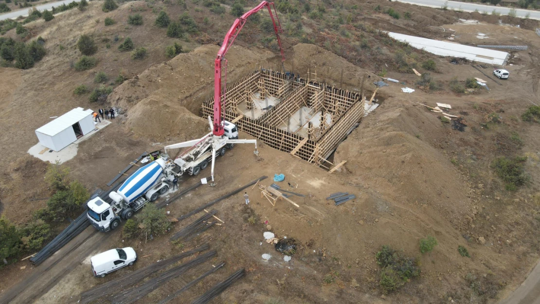 Taşköprü'de arıtma tesisi inşaatı tam gaz devam