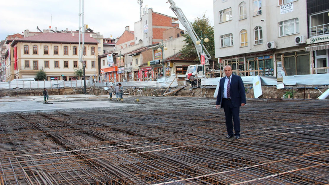 Taşköprü yeraltı otoparkını bitiriyor