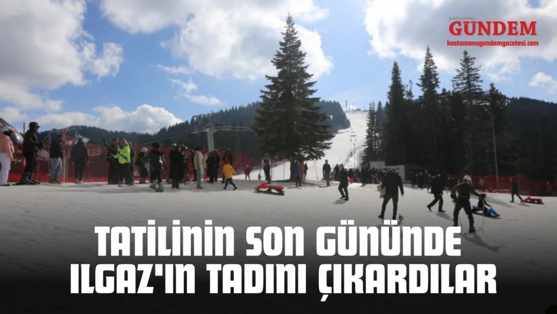 Tatilinin Son Gününde Ilgaz'ın Tadını Çıkardılar