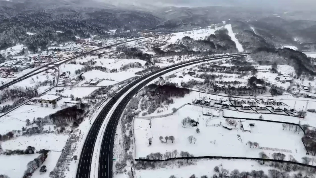 Bolu Dağı Tüneli Havadan Görüntülendi