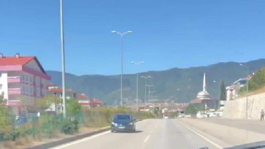 Ters yönden giden otomobile 4 bin TL ceza