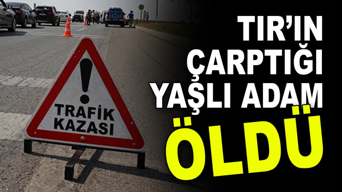 TIR'ın Çarptığı Yaşlı Adam Öldü