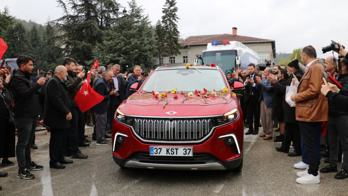 TOGG Kastamonu'da coşkuyla karşılandı