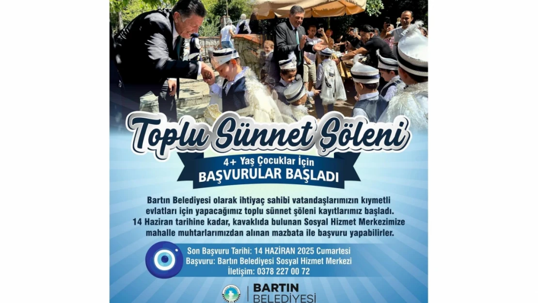 Toplu Sünnet Şöleni İçin Başvurular Başladı