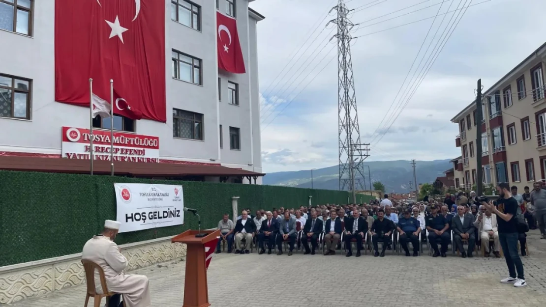 Tosya'da Hafız Recep Efendi Kur'an Kursu Açıldı