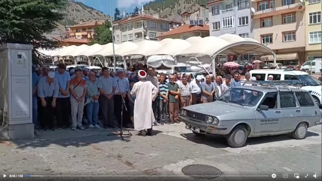 Tosya'da Heniyye İçin Gıyabi Cenaze Namazı Kılındı