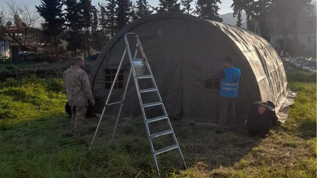 Tosya, Kırıkhan'da çadır kent kuruyor