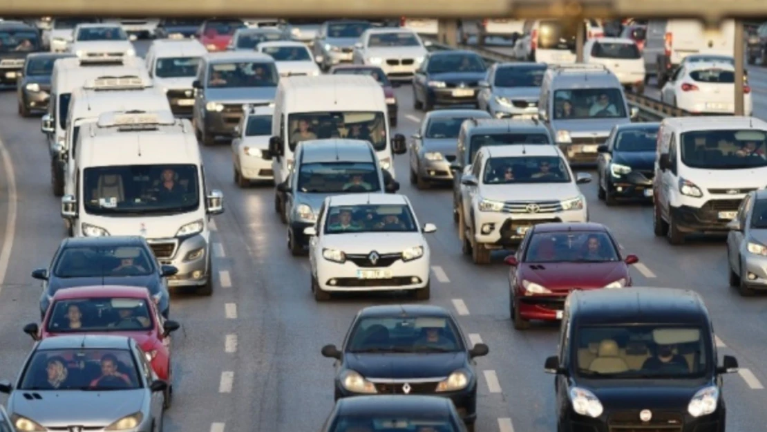 Trafiğe kayıtlı taşıt sayısı azaldı