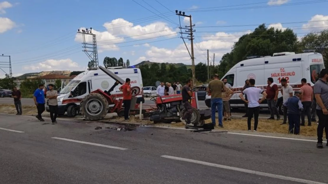 Traktör İkiye Bölündü