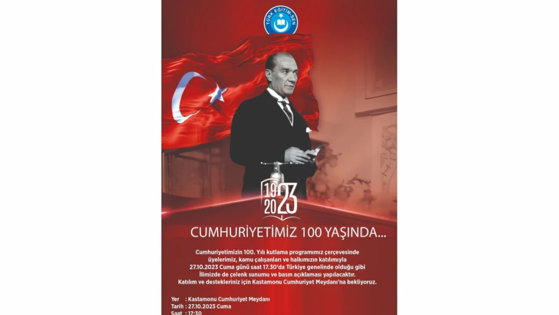 Türk Eğitim-Sen'den Cumhuriyet'e özel program