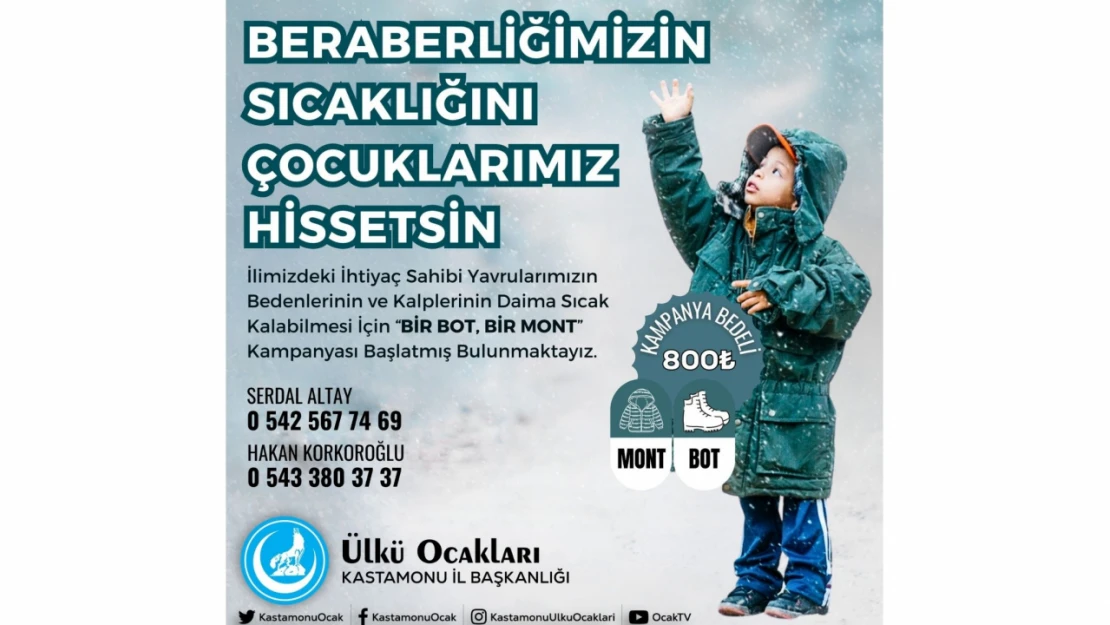 Ülkü Ocakları İl Başkanlığı'ndan Hayırseverlere Çağrı