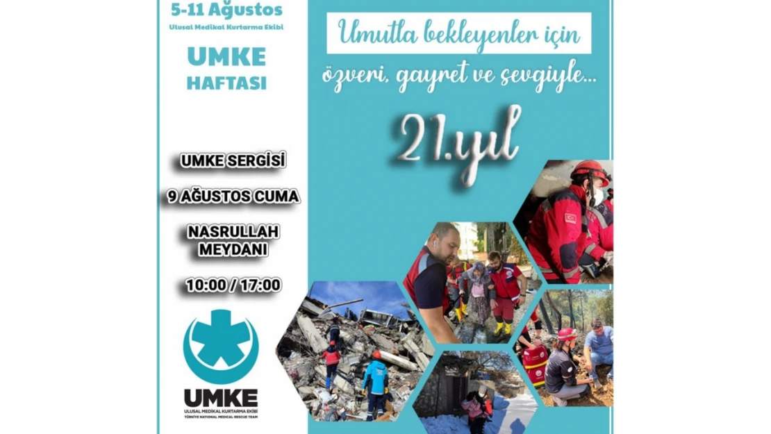 Ulusal UMKE Haftası Kutlanacak