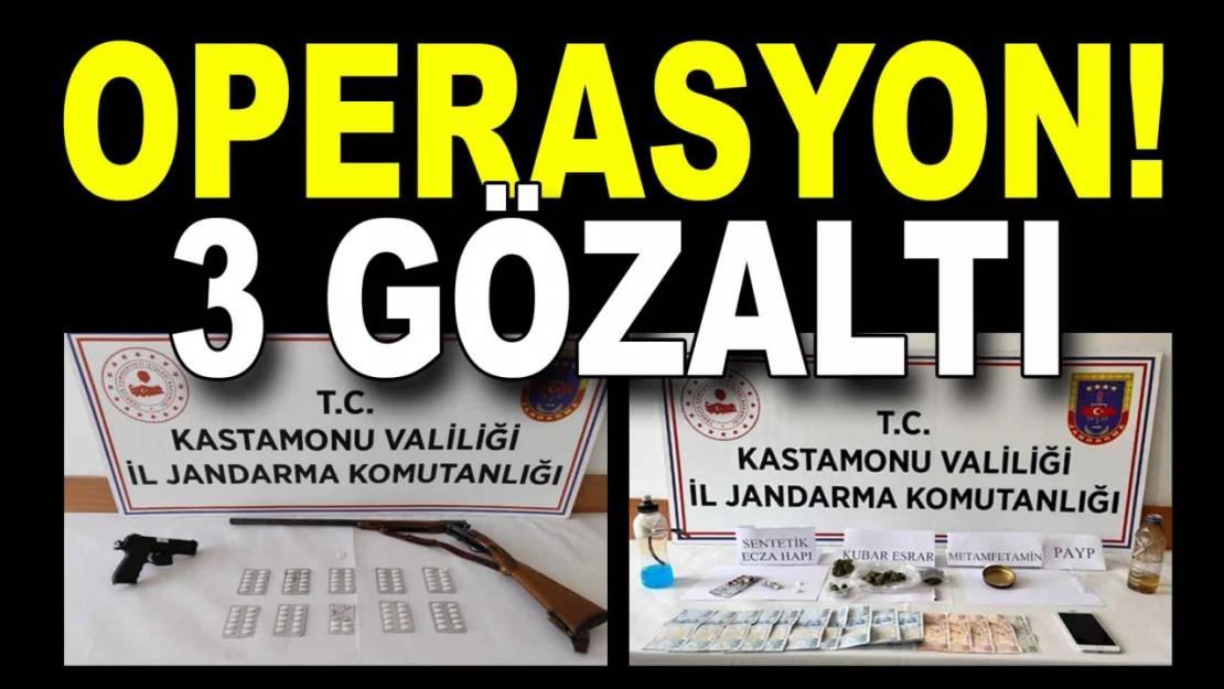 Uyuşturucu Operasyonu, 3 Gözaltı