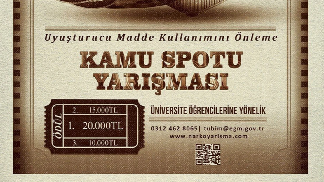 Uyuşturucuya karşı kamu spotu yarışması