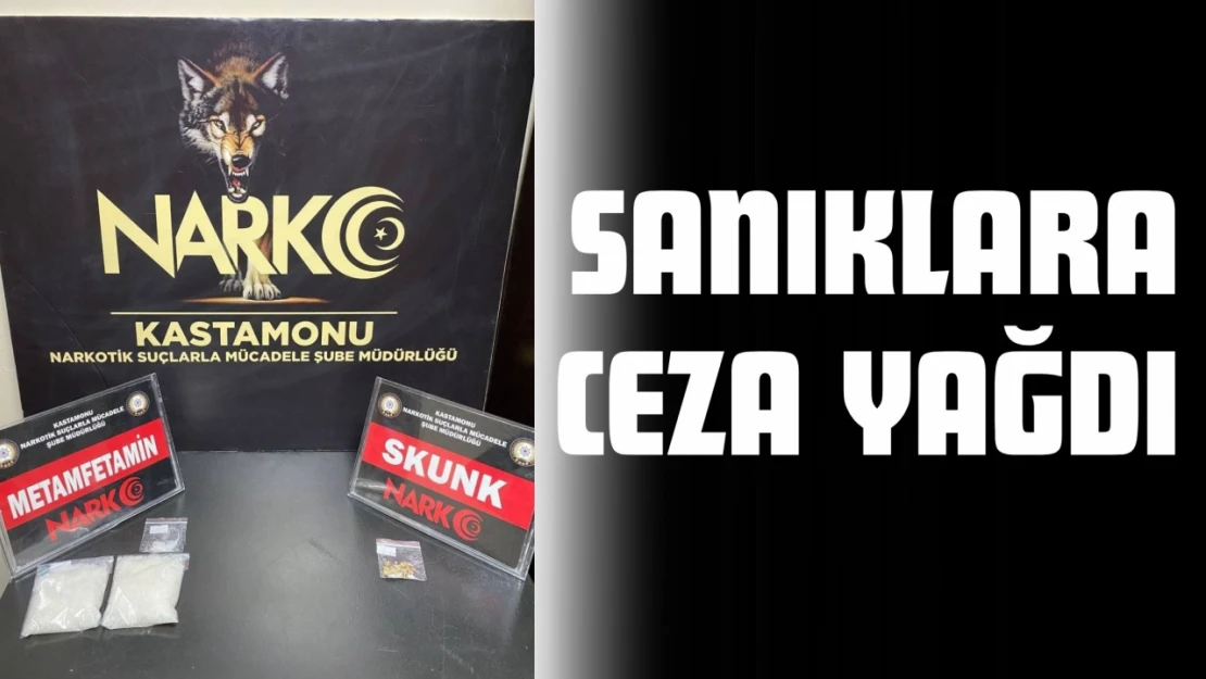Uyuşturucuyla Yakalanan Sanıklara Ceza Yağdı