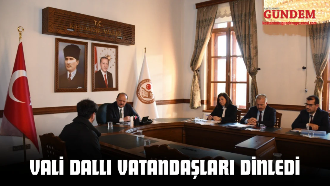 Vali Dallı Vatandaşları Dinledi