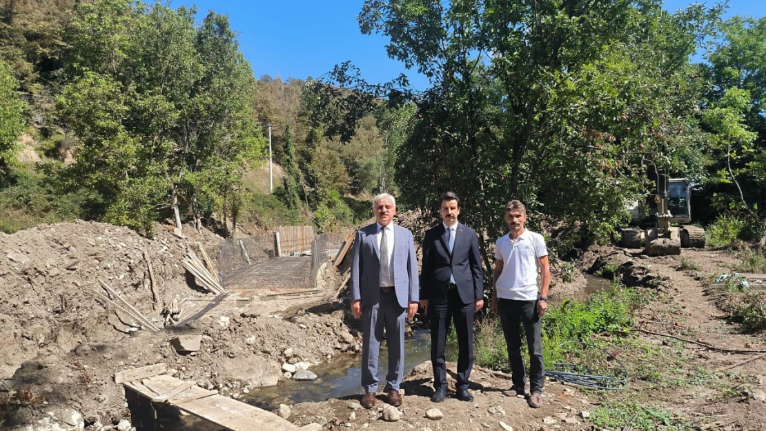 Vali Erkan Kılıç, Mudurnu'daki Yatırımları Yerinde İnceledi