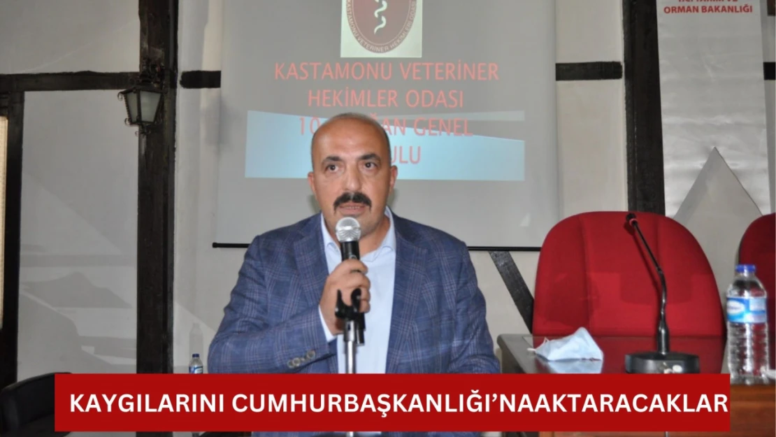 Veteriner Hekimler kaygılarını Cumhurbaşkanlığı'na aktaracak