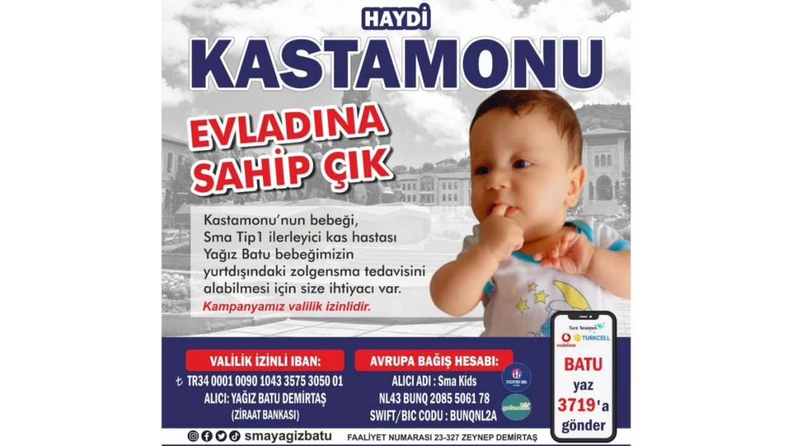 Yağız Batu bebek destek bekliyor