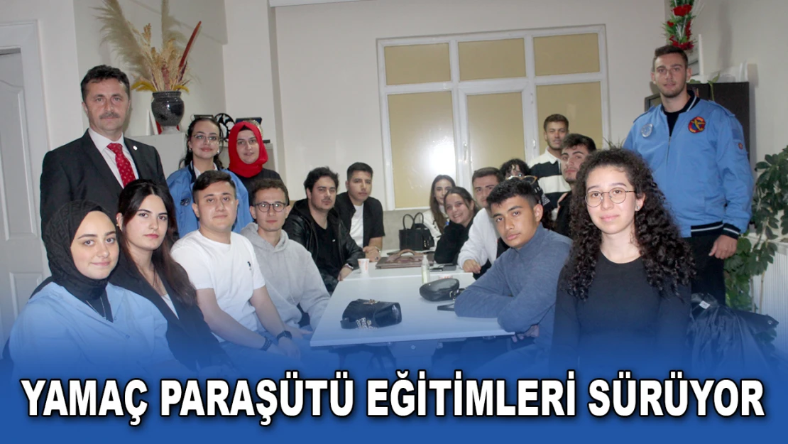 Yamaç Paraşütü Eğitimleri Sürüyor