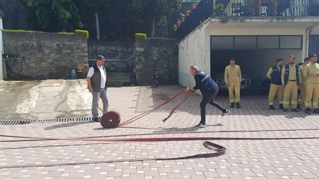 Yangın Eğitimleri Sürüyor