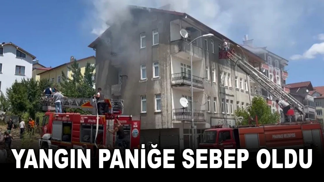 Yangın Paniğe Sebep Oldu