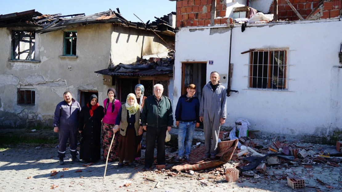 Yangınzede, aile yardım bekliyor