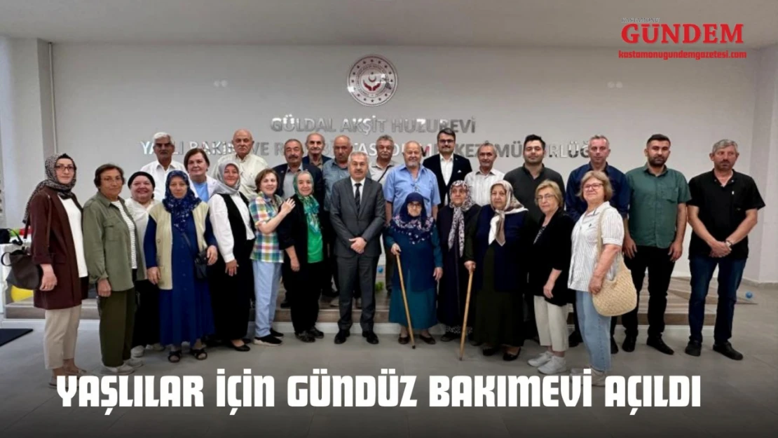 Yaşlılar İçin Gündüz Bakımevi Açıldı