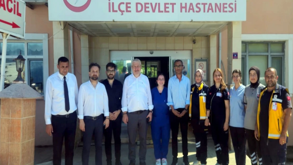 Yavuzyılmaz, Hastaneleri İnceledi