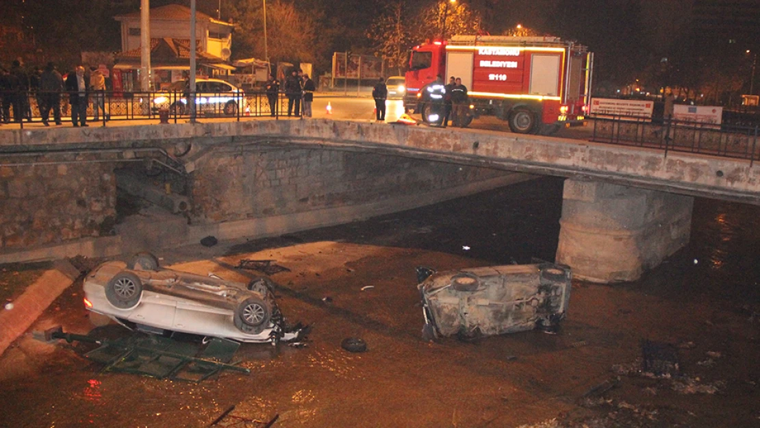 Yolda başladı, derede bitti