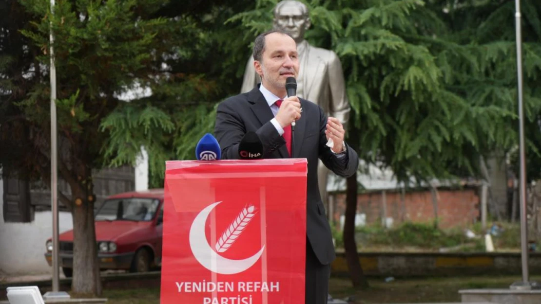 YRP Genel Başkanı Erbakan: 'Paylaşımda Adalet Sağlanacak'